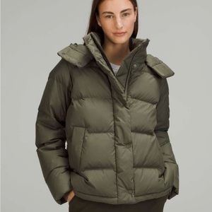 Lululemon Wunder Puff Olive Green size 6 NWOT